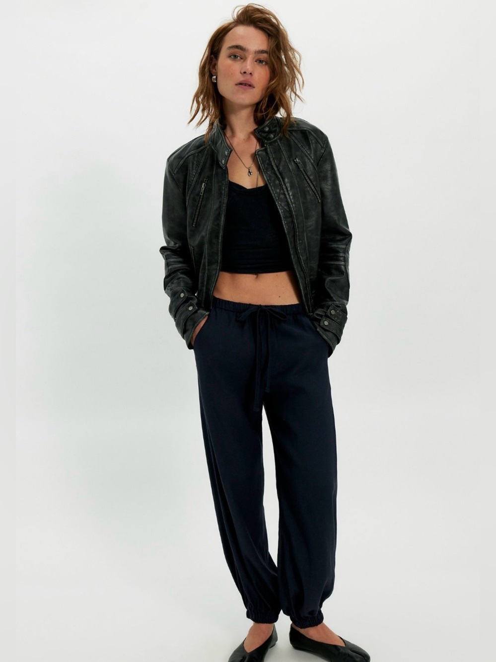 Citizens for Humanity Bubble Pull on Pant NWT Navy